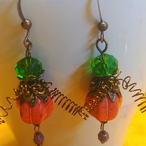 Pumpkin Fall earrings
